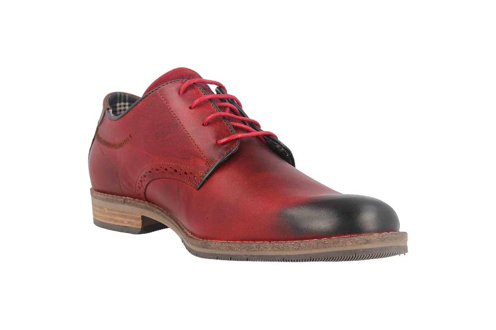 Bullboxer Halbschuhe In Übergrößen Rot 773K20462AARRBSU50/773K20462AARRBSU59 Große Herrenschuhe