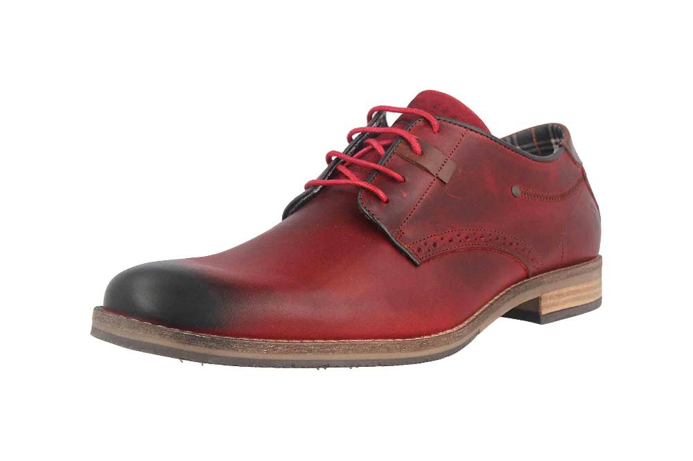 Bullboxer Halbschuhe In Übergrößen Rot 773K20462AARRBSU50/773K20462AARRBSU59 Große Herrenschuhe
