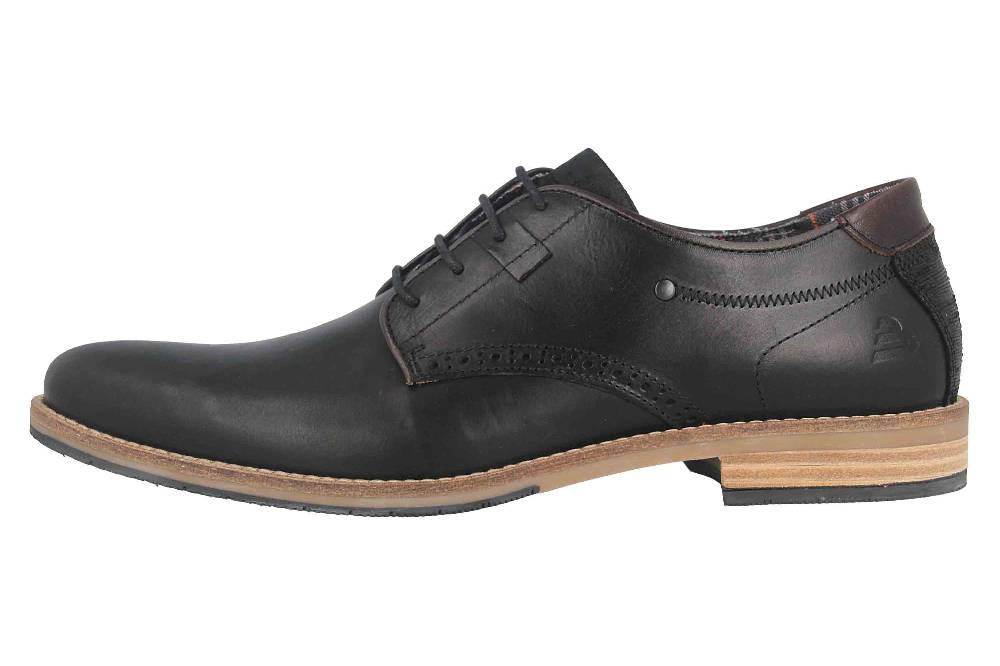 Bullboxer Halbschuhe in Übergrößen Schwarz 773K20462AARBBSU59 große Herrenschuhe