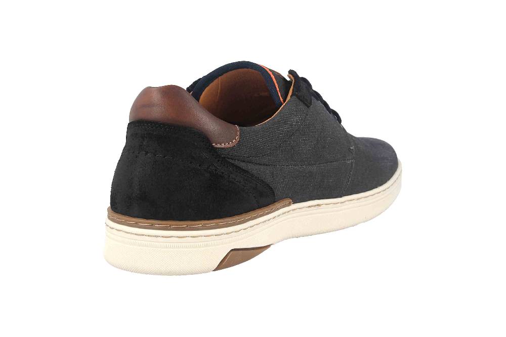 Bullboxer Halbschuhe In Übergrößen Schwarz 887P21811ABKCGSU39 Große Herrenschuhe