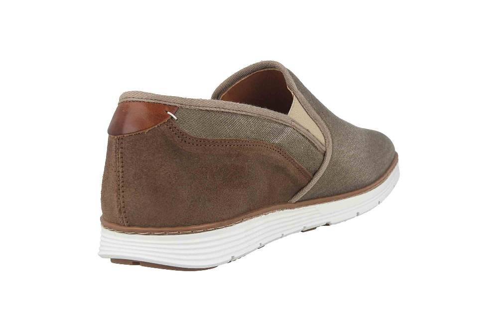 Bullboxer Slipper In Übergrößen Beige 628K16809AT858SU59 Große Herrenschuhe