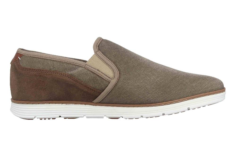 Bullboxer Slipper In Übergrößen Beige 628K16809AT858SU59 Große Herrenschuhe