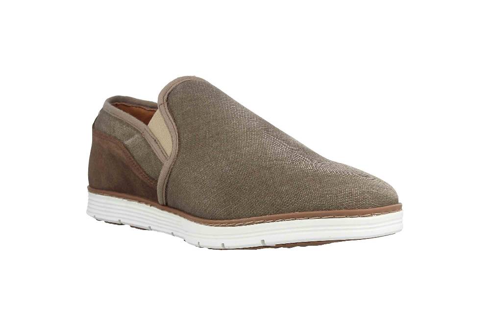 Bullboxer Slipper In Übergrößen Beige 628K16809AT858SU59 Große Herrenschuhe