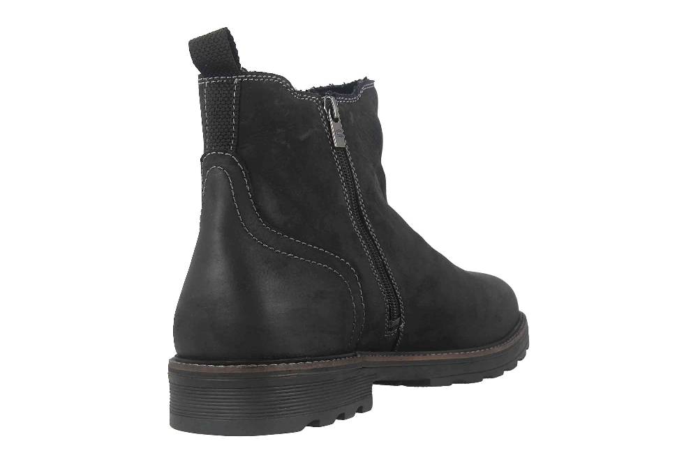 Camel Active Stiefeletten In Übergrößen Schwarz CAFW002-350100 Große Herrenschuhe