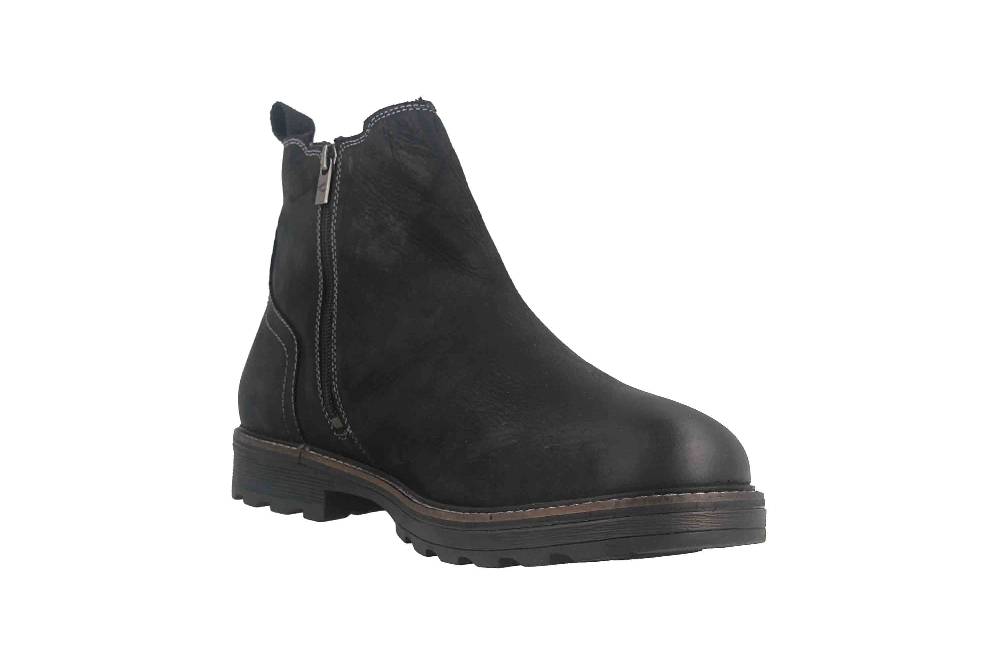 Camel Active Stiefeletten In Übergrößen Schwarz CAFW002-350100 Große Herrenschuhe