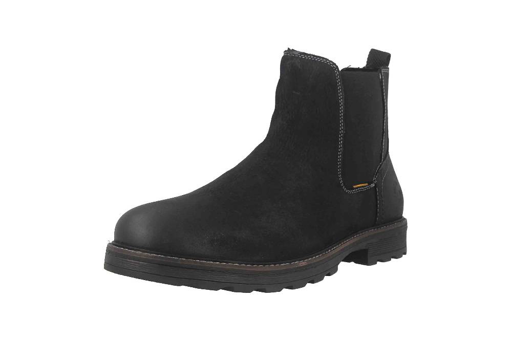 Camel Active Stiefeletten In Übergrößen Schwarz CAFW002-350100 Große Herrenschuhe