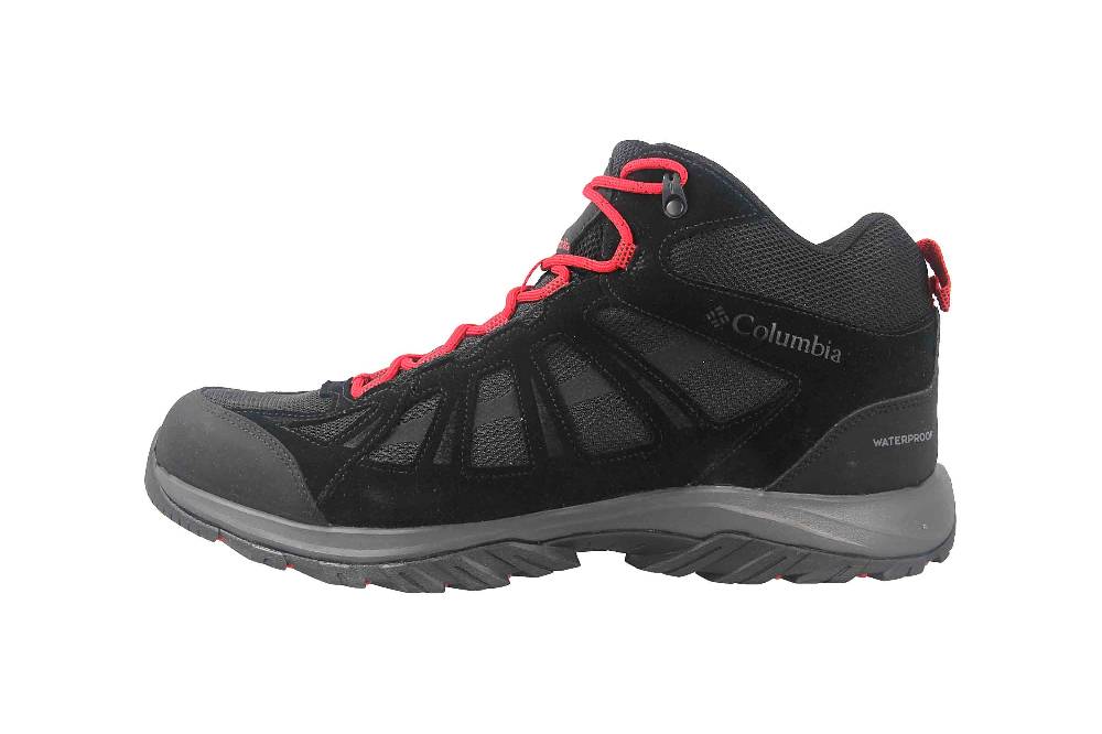 Columbia REDMOND™ III MID WATERPROOF Trekkingschuhe In Übergrößen Schwarz BM 0168-010 Große Herrenschuhe