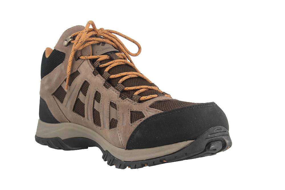 Columbia REDMOND™ III MID WATERPROOF Trekkingschuhe In Übergrößen Braun BM 0168-231 Große Herrenschuhe