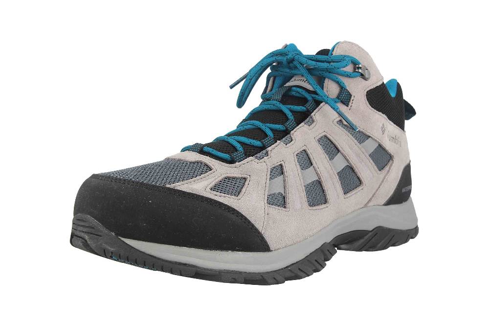 Columbia REDMOND™ III MID WATERPROOF Trekkingschuhe In Übergrößen Grau BM 0168-053 Große Herrenschuhe