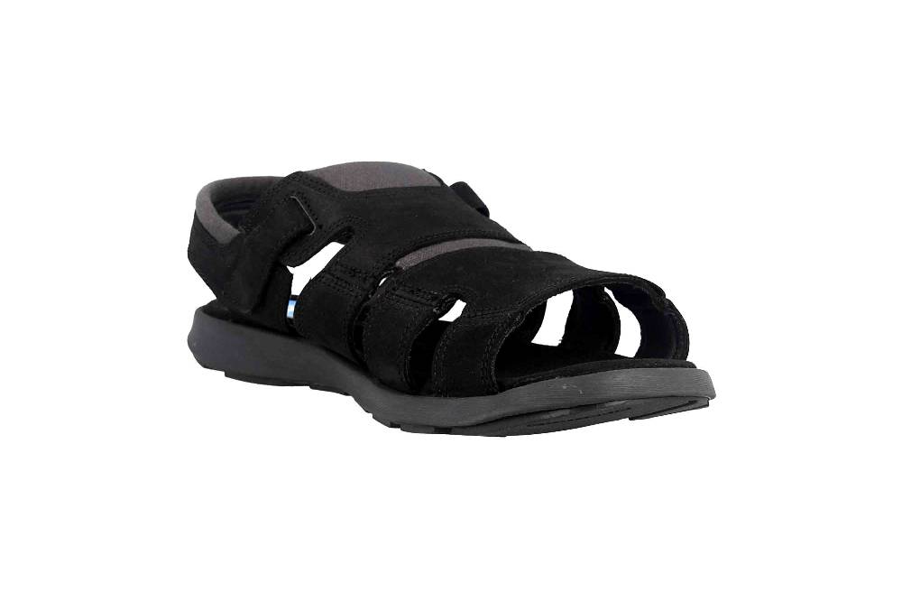 Columbia SALERNO Sandalen In Übergrößen Schwarz BM 1002-010 Große Herrenschuhe