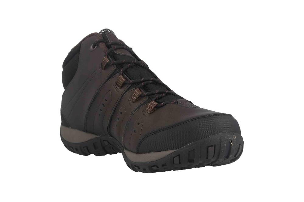 Columbia WOODBURN II CHUKKA WP OMNI-HEAT Trekkingschuhe In Übergrößen Braun BM 3926-231 Große Herrenschuhe
