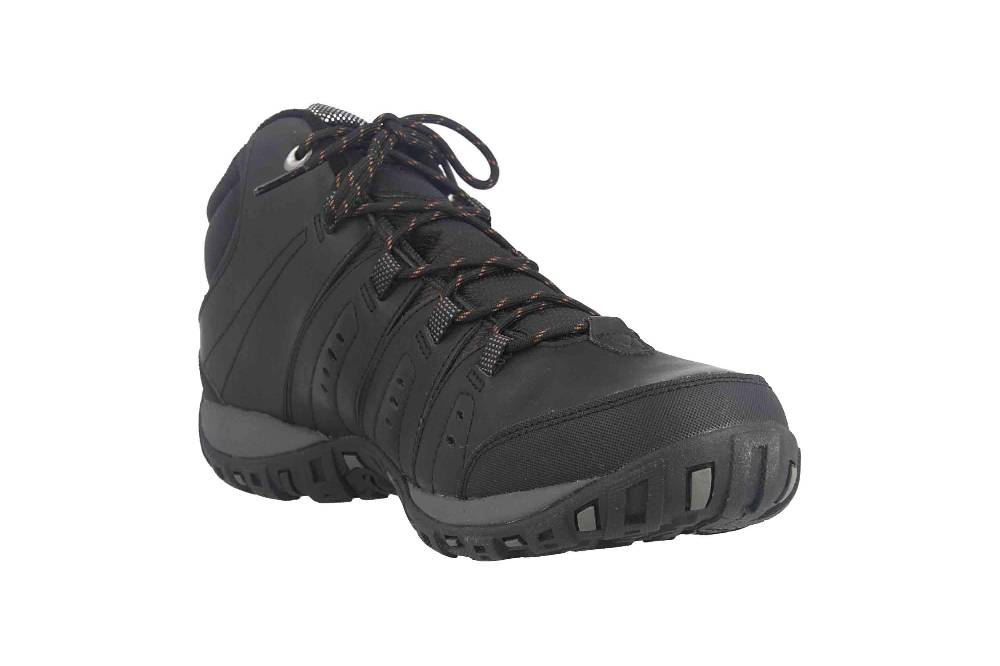 Columbia WOODBURN II CHUKKA WP OMNI-HEAT Trekkingschuhe In Übergrößen Schwarz BM 3926-010 Große Herrenschuhe