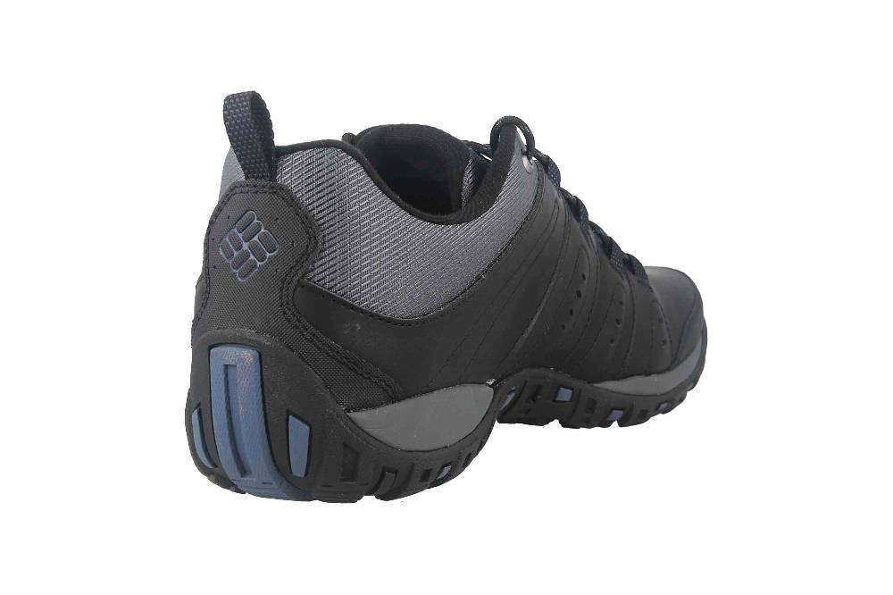 Columbia Woodburn II WP - Black Trekkingschuhe In Übergrößen Schwarz BM 3924-054/Damen Große Damenschuhe