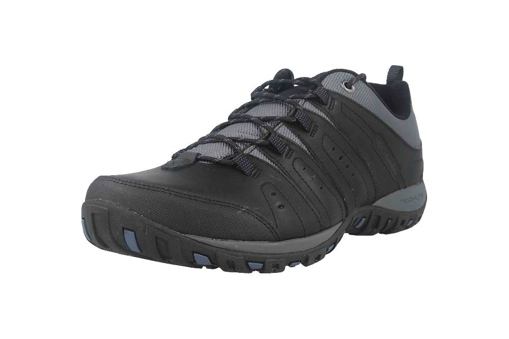 Columbia Woodburn II WP - Black Trekkingschuhe In Übergrößen Schwarz BM 3924-054/Damen Große Damenschuhe