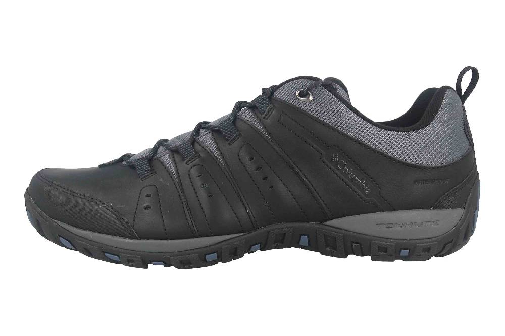 Columbia Woodburn II WP - Black Trekkingschuhe in Übergrößen Schwarz BM 3924-054/Damen große Damenschuhe