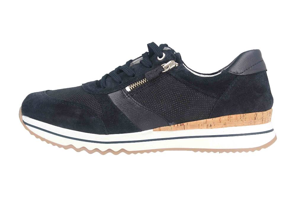 Comfortabel Halbschuhe in Übergrößen Blau 950187-05 große Damenschuhe