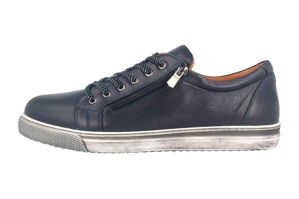 Cosmos Comfort Halbschuhe in Übergrößen Blau 6167-301-820 große Damenschuhe