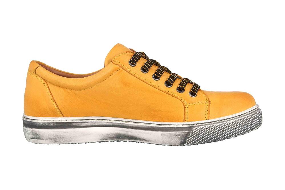 Cosmos Comfort Halbschuhe In Übergrößen Gelb 6167-301-6 Große Damenschuhe