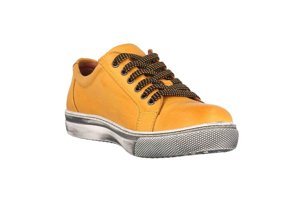 Cosmos Comfort Halbschuhe In Übergrößen Gelb 6167-301-6 Große Damenschuhe