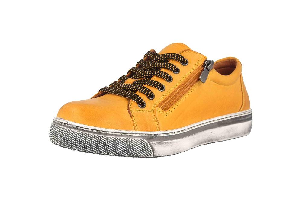 Cosmos Comfort Halbschuhe In Übergrößen Gelb 6167-301-6 Große Damenschuhe