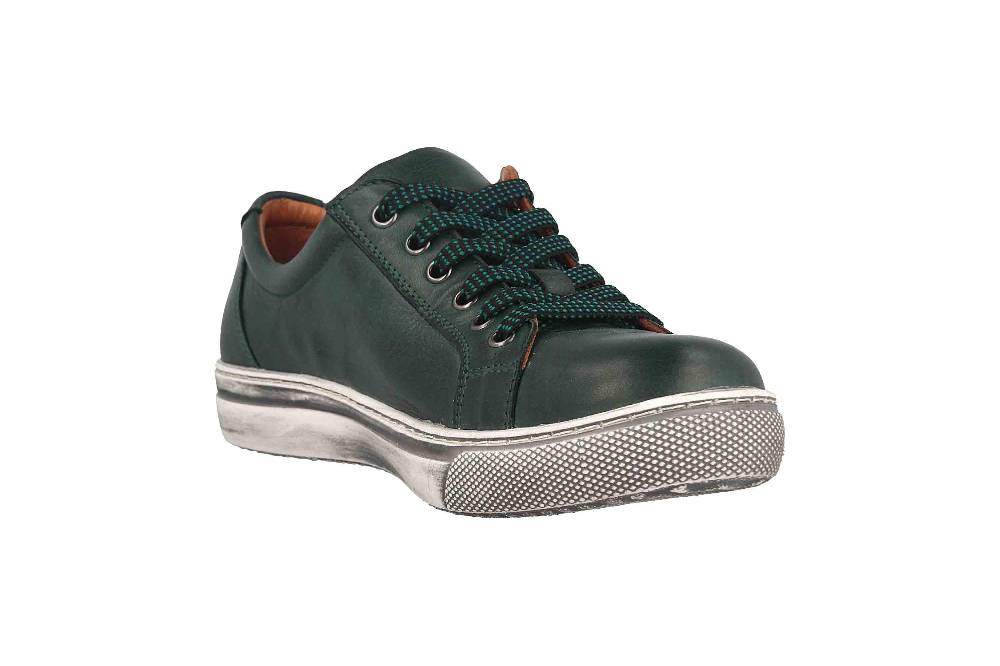 Cosmos Comfort Halbschuhe In Übergrößen Grün 6167-301-7 Große Damenschuhe