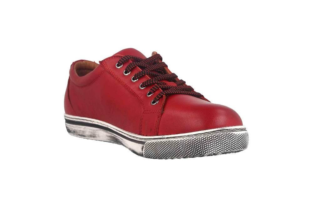Cosmos Comfort Halbschuhe In Übergrößen Rot 6167-301-5 Große Damenschuhe