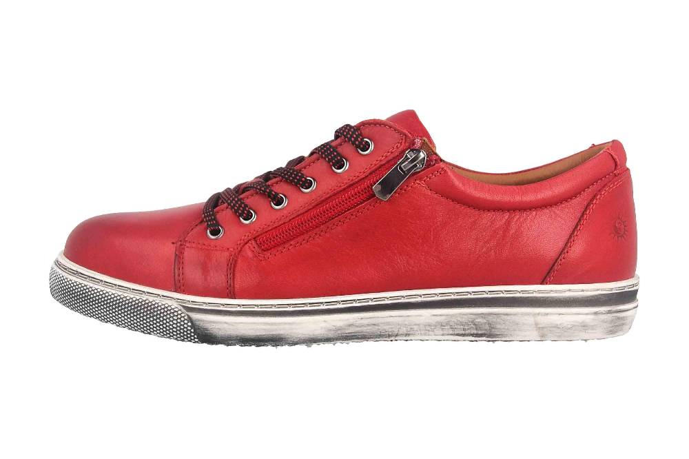 Cosmos Comfort Halbschuhe In Übergrößen Rot 6167-301-5 Große Damenschuhe