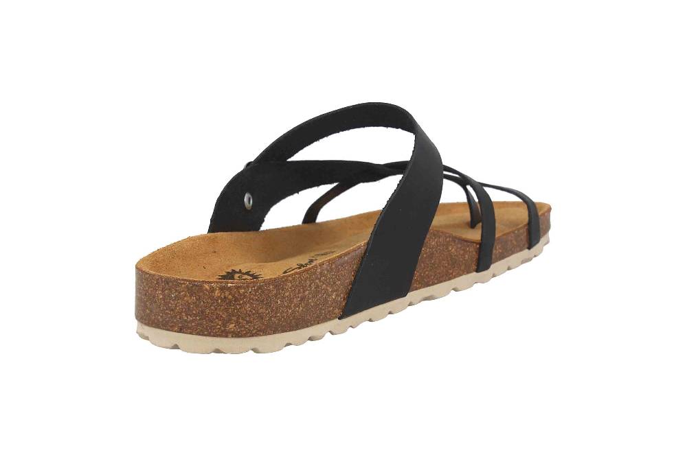 Cosmos Comfort Pantoletten In Übergrößen Schwarz 6148-703-9 Große Damenschuhe