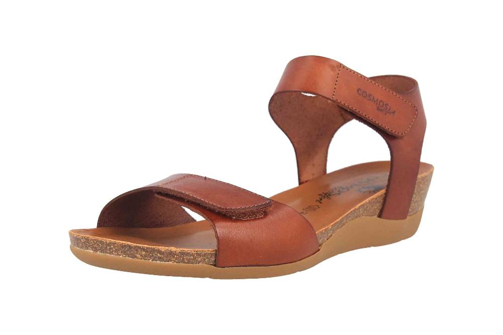 Cosmos Comfort Sandalen In Übergrößen Braun 6134-803-3 Große Damenschuhe