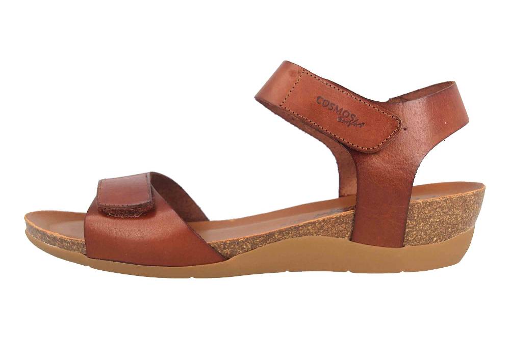 Cosmos Comfort Sandalen in Übergrößen Braun 6134-803-3 große Damenschuhe