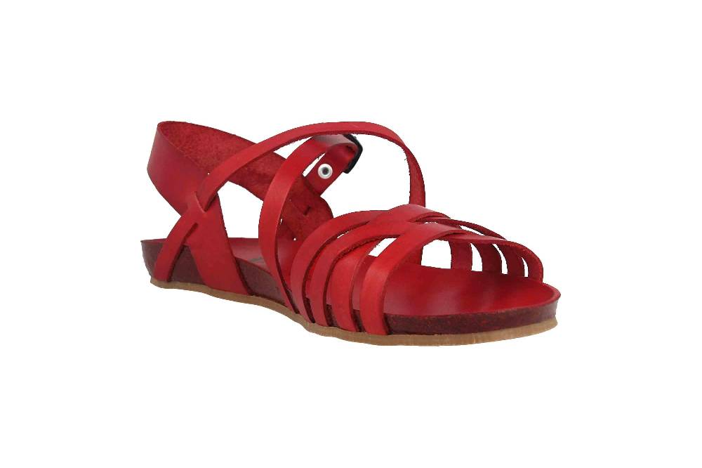Cosmos Comfort Sandalen In Übergrößen Rot 6137-801-5 Große Damenschuhe