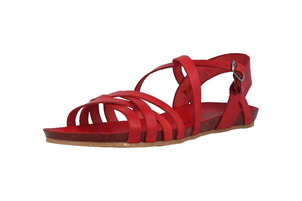 Cosmos Comfort Sandalen In Übergrößen Rot 6137-801-5 Große Damenschuhe