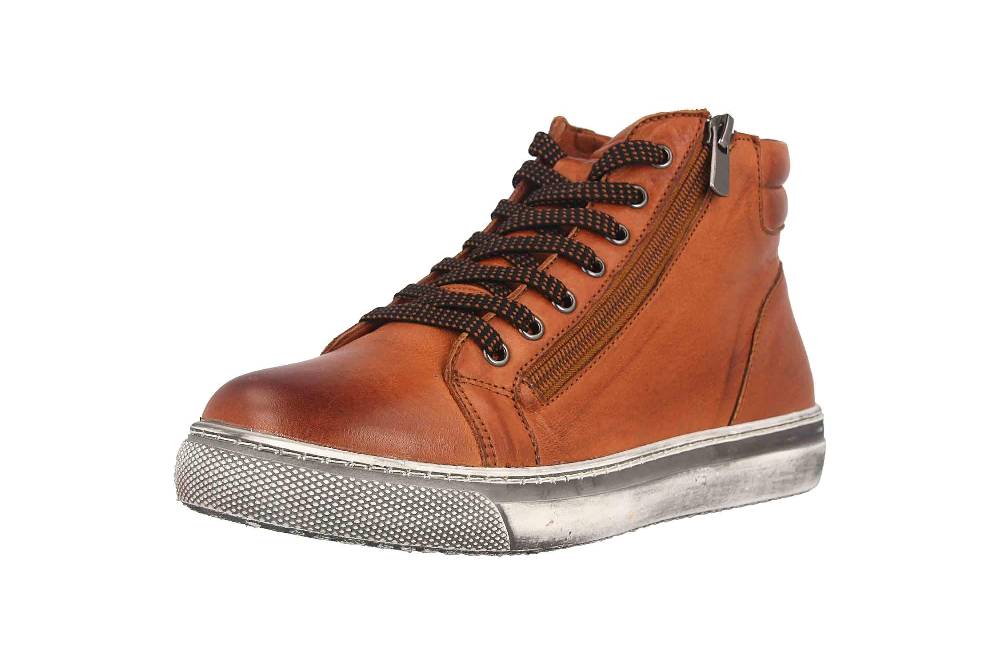 Cosmos Comfort Sneaker In Übergrößen Braun 6167-501-307 Große Damenschuhe