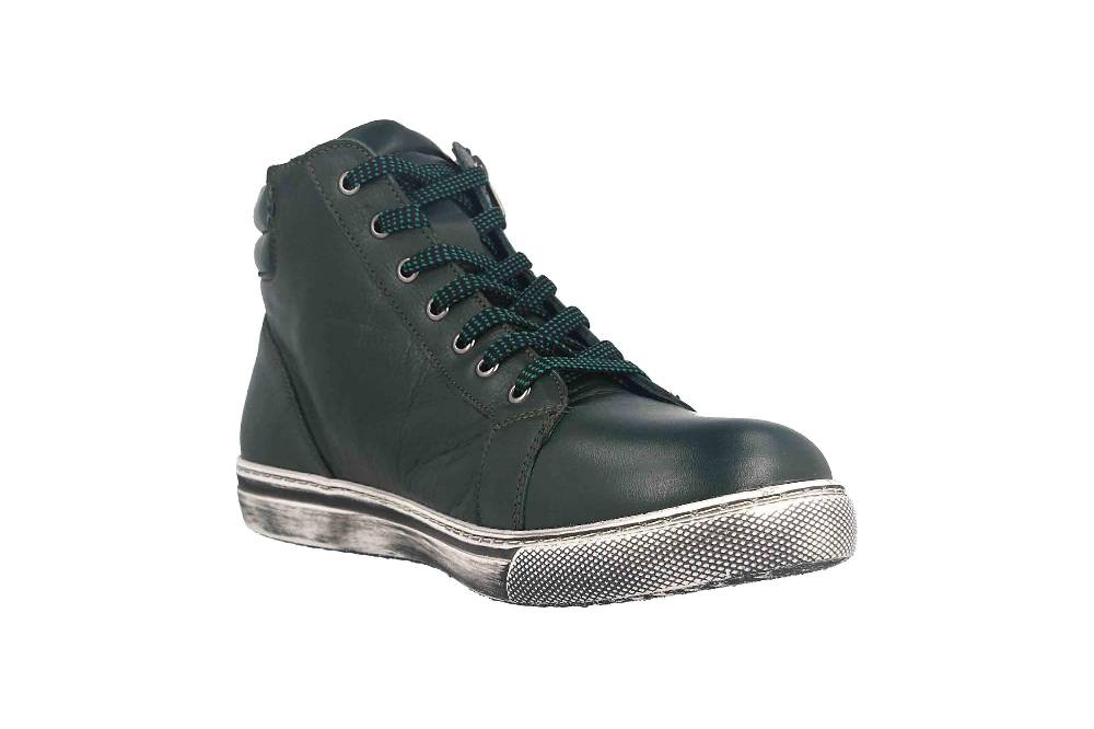 Cosmos Comfort Sneaker In Übergrößen Grün 6167-501-7 Große Damenschuhe
