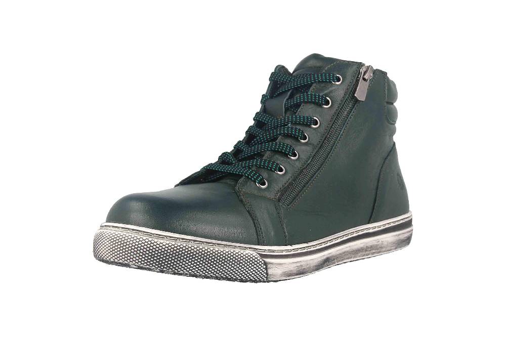 Cosmos Comfort Sneaker In Übergrößen Grün 6167-501-7 Große Damenschuhe