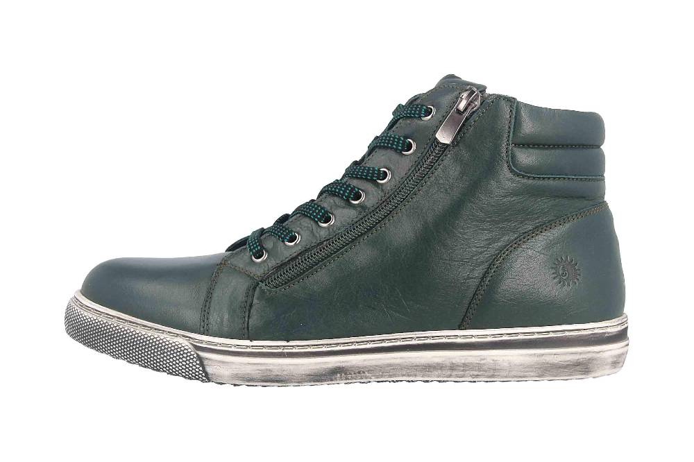 Cosmos Comfort Sneaker in Übergrößen Grün 6167-501-7 große Damenschuhe