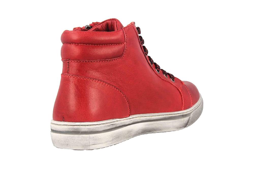 Cosmos Comfort Sneaker In Übergrößen Rot 6167-501-5 Große Damenschuhe