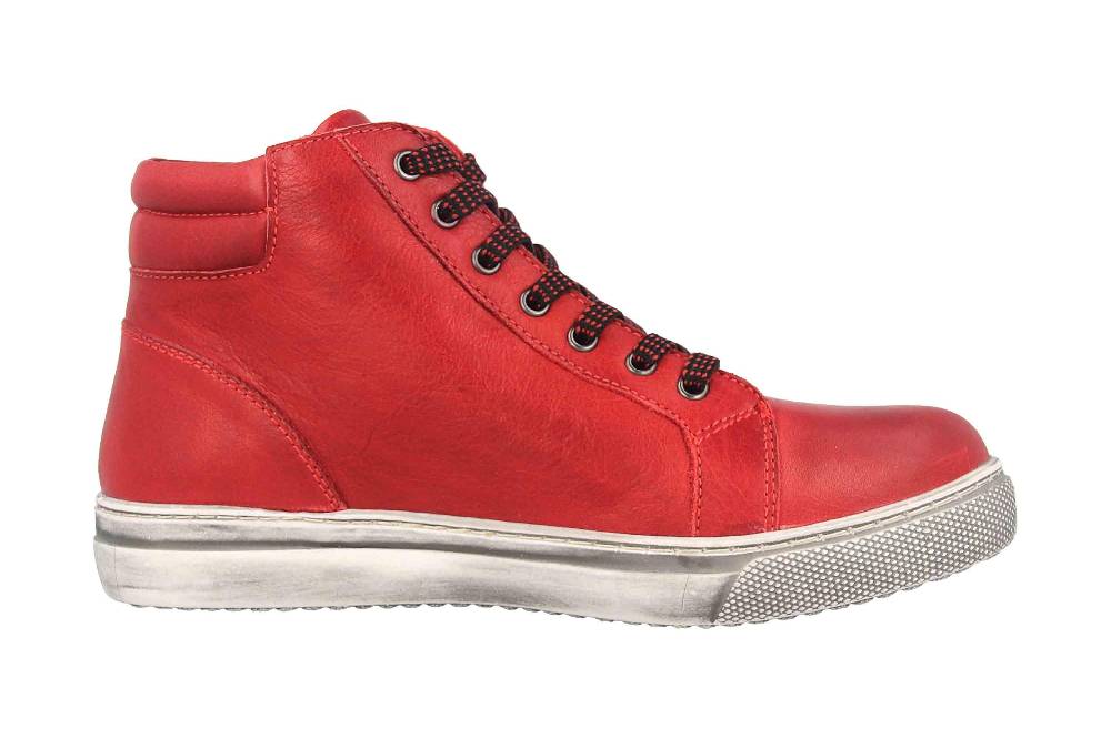 Cosmos Comfort Sneaker In Übergrößen Rot 6167-501-5 Große Damenschuhe