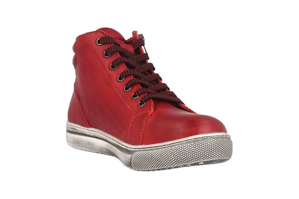 Cosmos Comfort Sneaker In Übergrößen Rot 6167-501-5 Große Damenschuhe