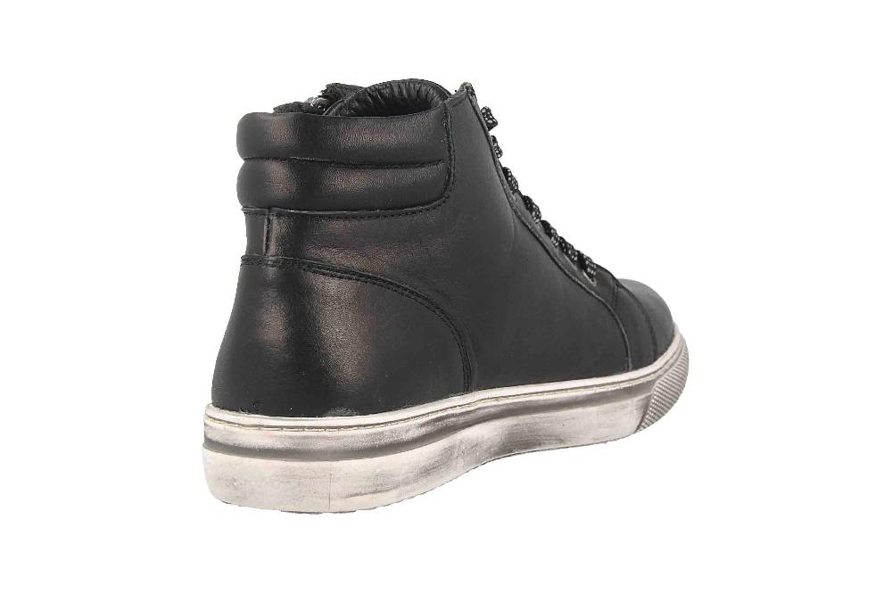 Cosmos Comfort Sneaker In Übergrößen Schwarz 6167-501-9 Große Damenschuhe