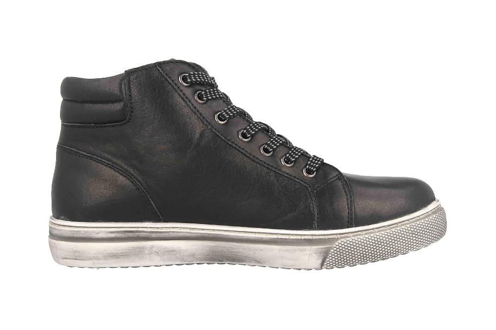 Cosmos Comfort Sneaker In Übergrößen Schwarz 6167-501-9 Große Damenschuhe