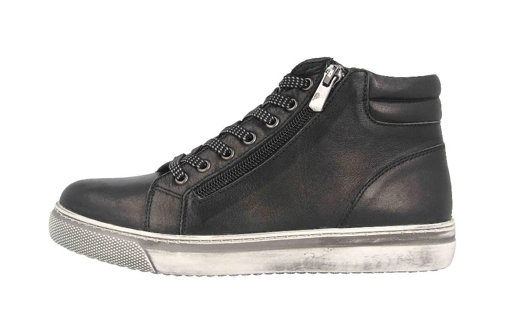 Cosmos Comfort Sneaker in Übergrößen Schwarz 6167-501-9 große Damenschuhe