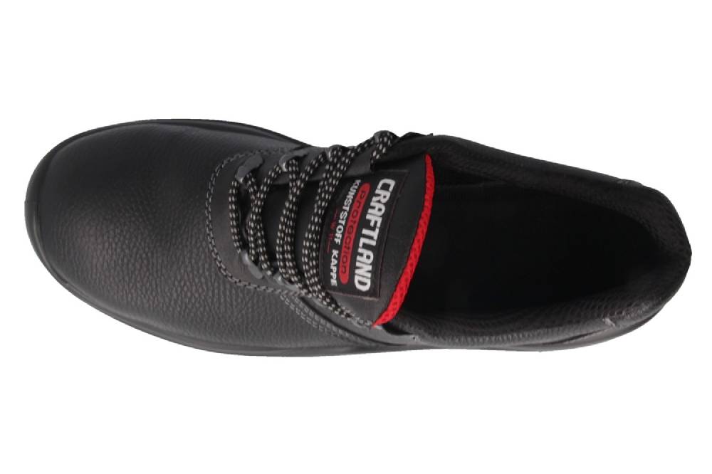 Craftland Sicherheits Halbschuhe S3 Barmbek Nuovo In Übergrößen Schwarz 33301 Große Herrenschuhe