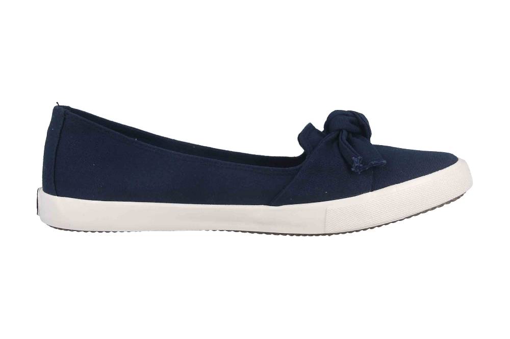 Dockers Ballerinas In Übergrößen Blau 42VE202-710660 Große Damenschuhe