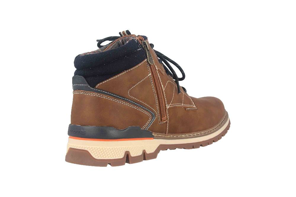 Dockers By Gerli Boots In Übergrößen Braun 53TA003-650470 Große Herrenschuhe