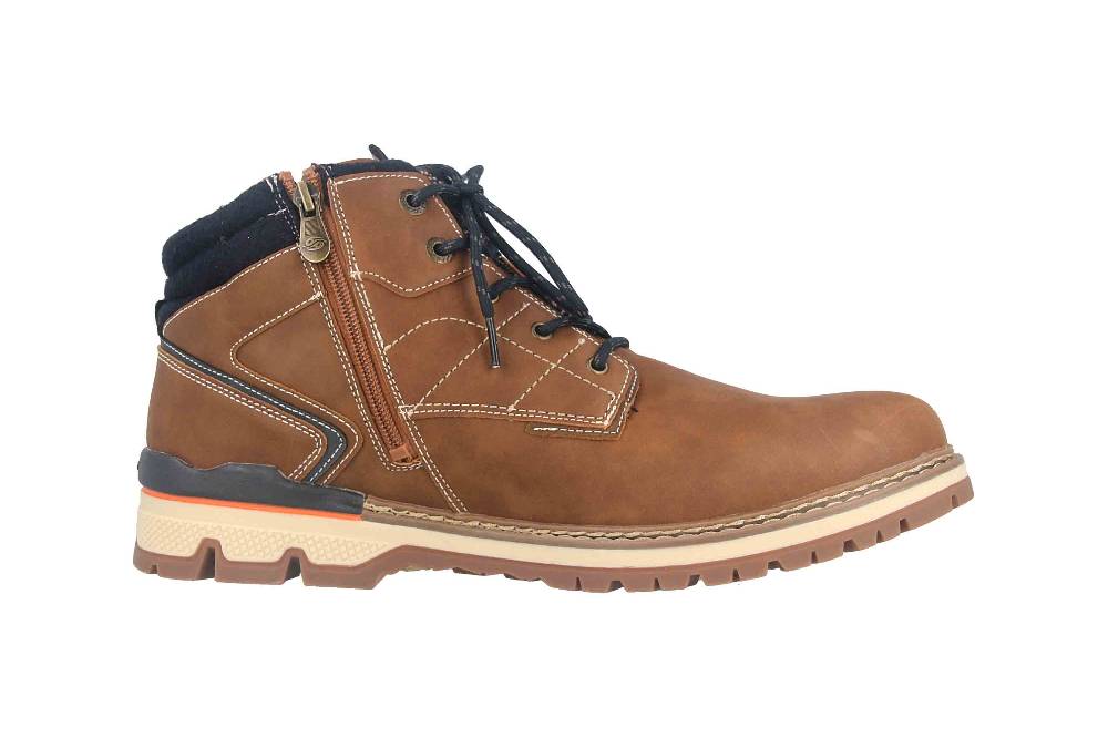 Dockers By Gerli Boots In Übergrößen Braun 53TA003-650470 Große Herrenschuhe
