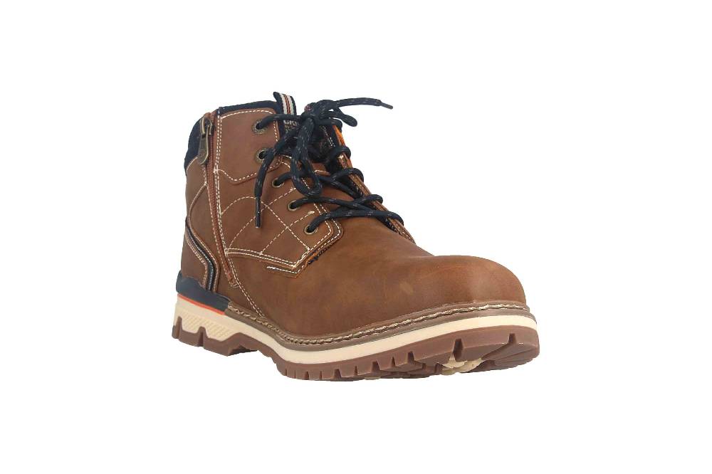Dockers By Gerli Boots In Übergrößen Braun 53TA003-650470 Große Herrenschuhe