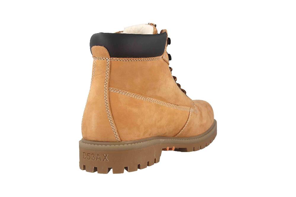 Dockers By Gerli Boots In Übergrößen Gelb 53AX103-300910 Große Herrenschuhe