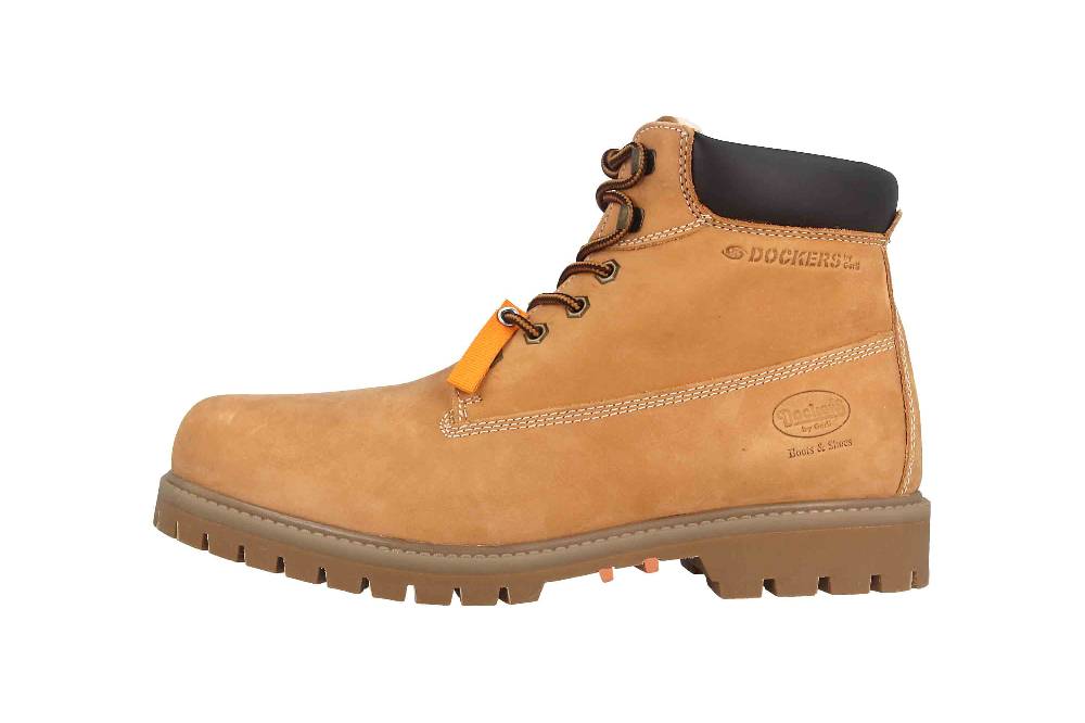 Dockers by Gerli Boots in Übergrößen Gelb 53AX103-300910 große Herrenschuhe