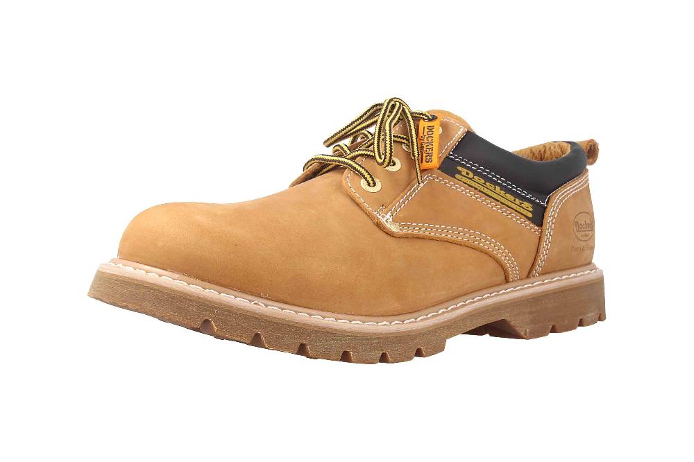 Dockers Halbschuhe In Übergrößen Gelb 23DA005-300910 Große Herrenschuhe